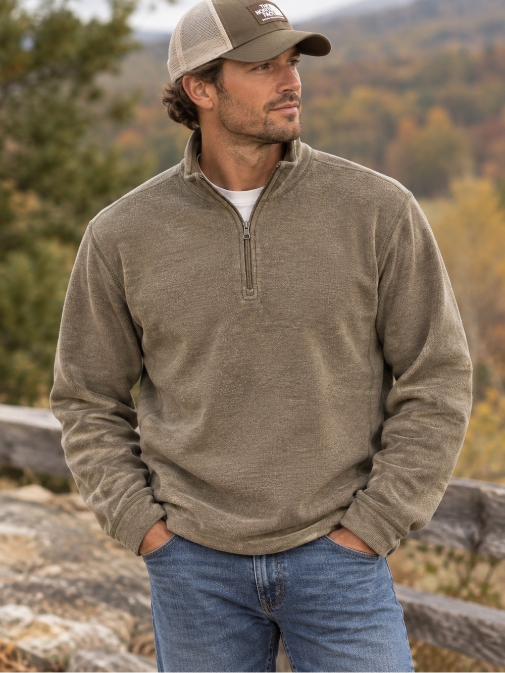 Eddie Bauer Men's Zip-Up Sweater Jacket